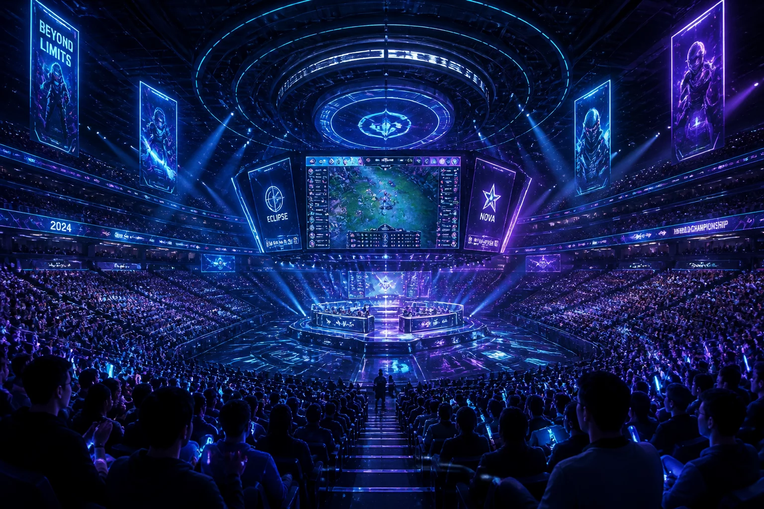 2026 아시아 e스포츠 챔피언십 진주 대회장 배경